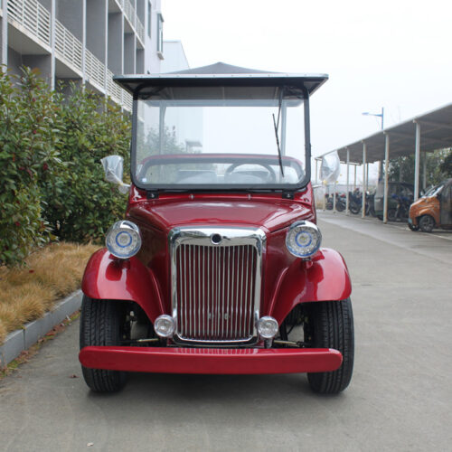 golf car classic red front